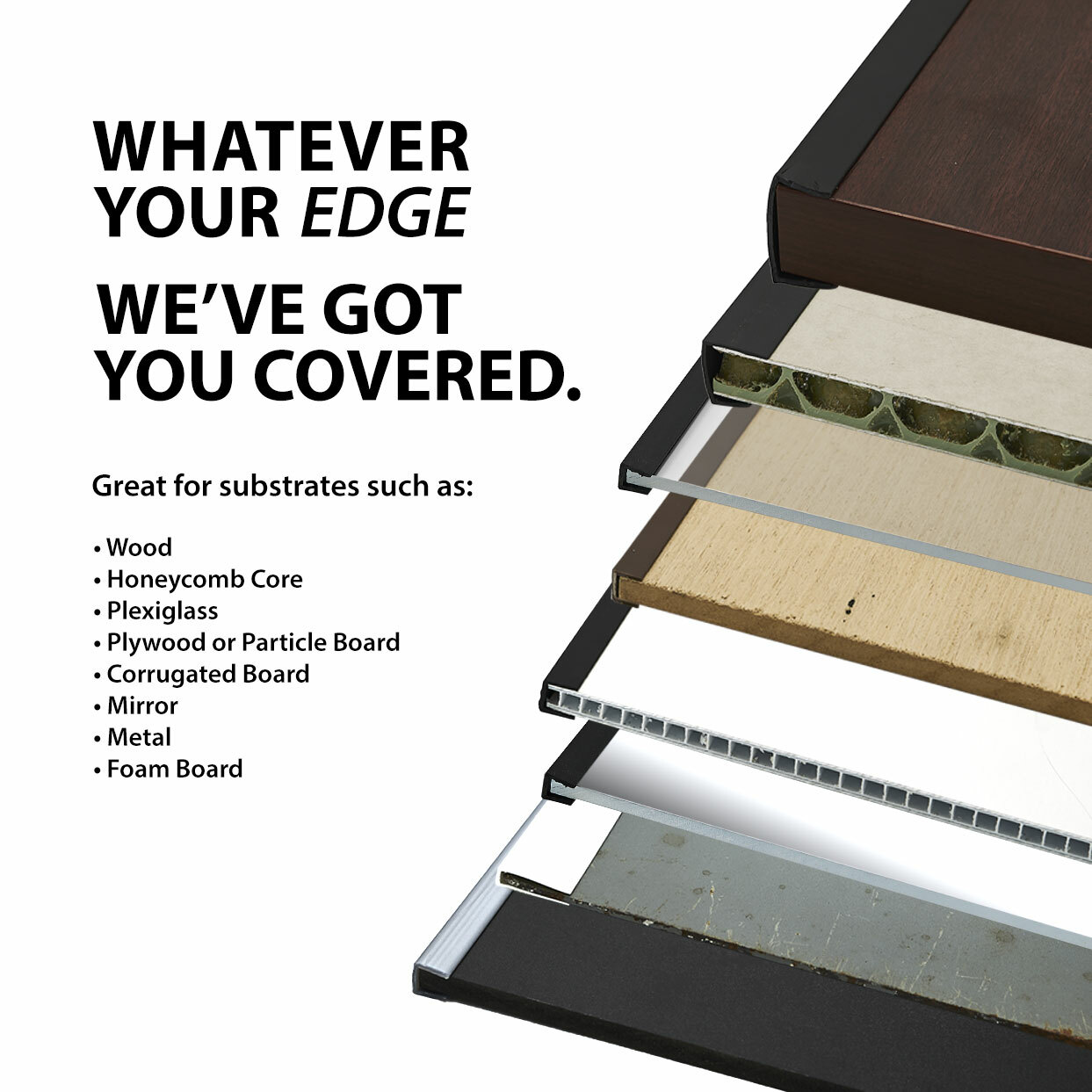 Mill Finish 1 Inch Inside Dimension Mldg Aluminum U-Channel/C-Channel