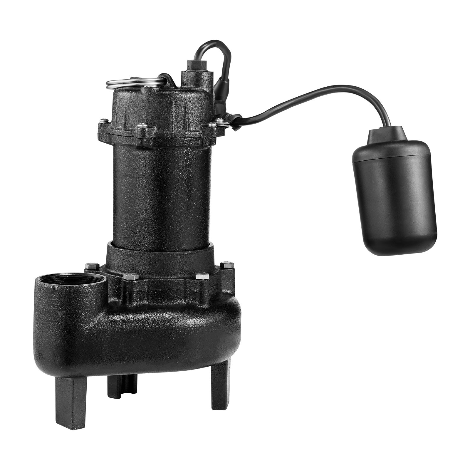 Uimoso 1 HP Submersible Sewage Pump, Cast Iron, 5200 GPH, 25 ft