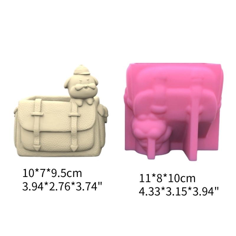 Jewelry Storage Boxes Resin Mold DIY Concrete Flower Pot Pen Holder Mold Home