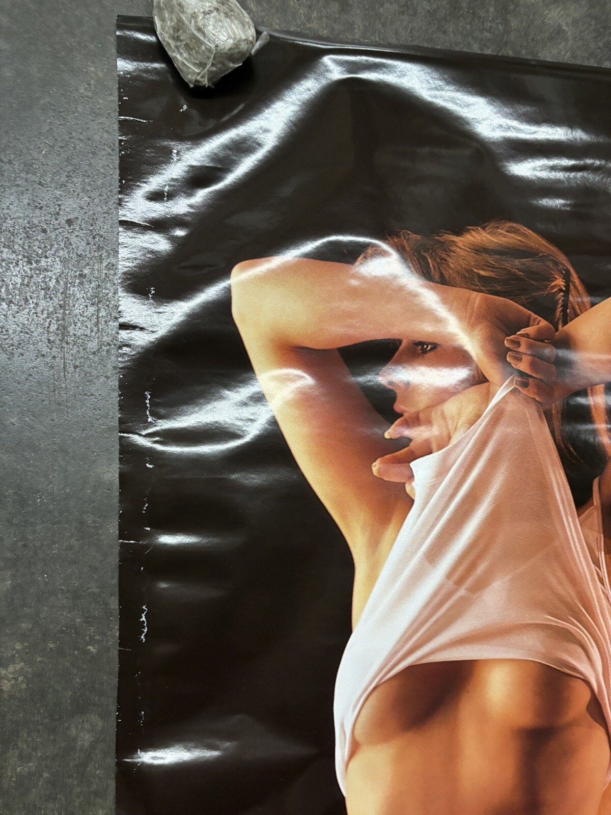 Exposed 1987 hot girl large door Poster water damage C2623