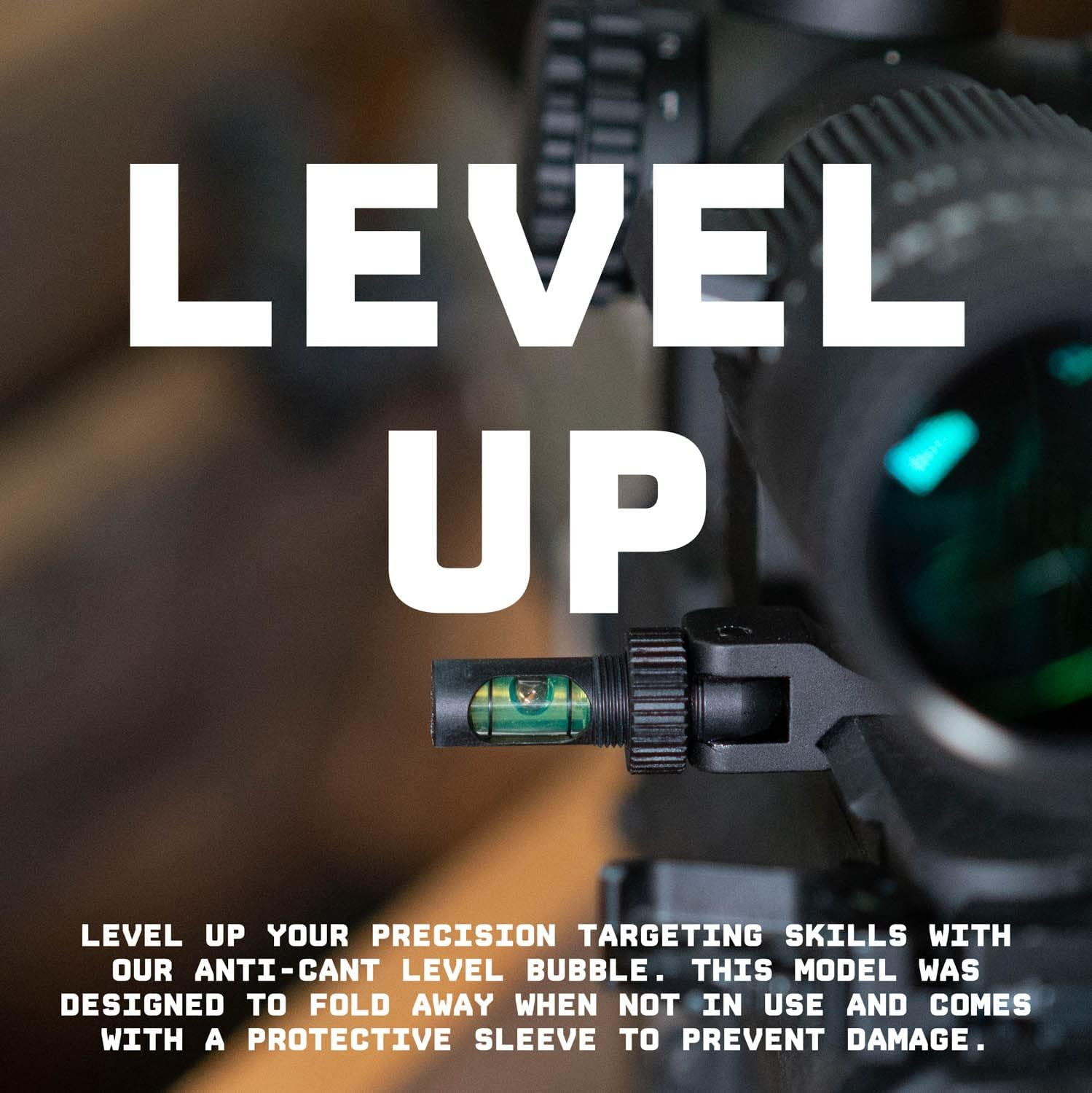 Low Profile Picatinny Anti-Cant Level Bubble | Fold Out