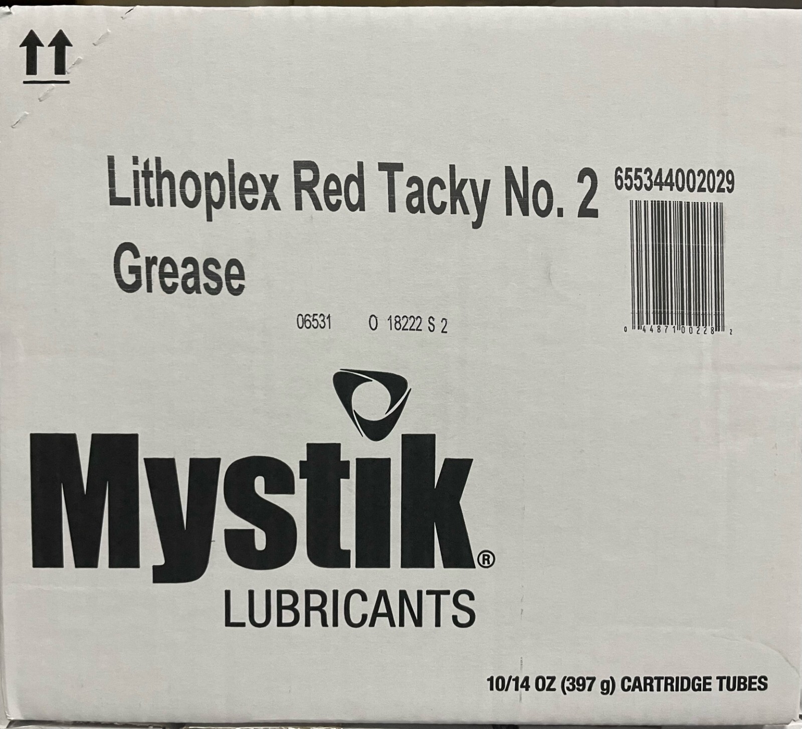 10 Pack Mystik Lithoplex RT #2 Grease; NLGI GC-LB RedTacky No.2; (10) 14oz tubes
