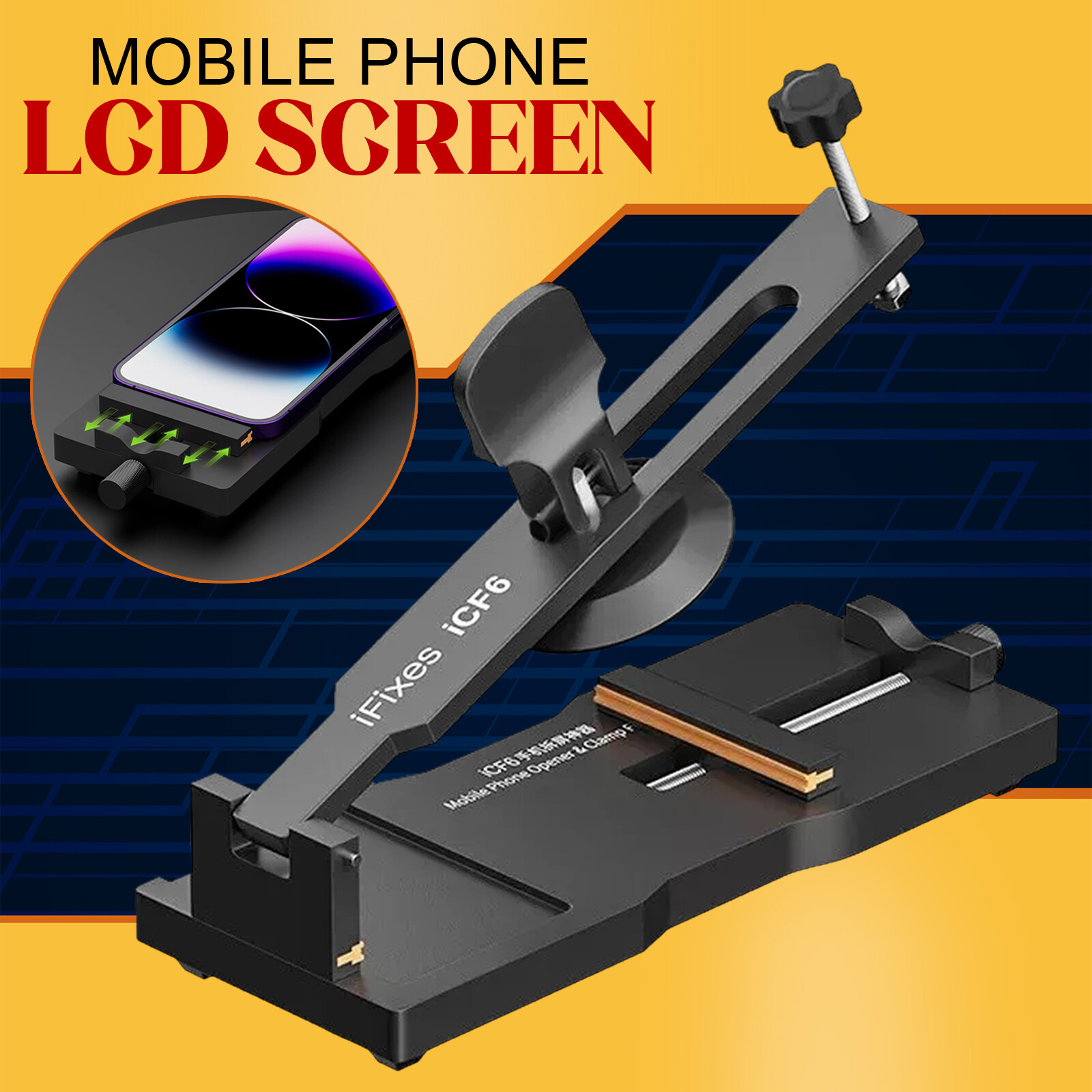 Mobile Phone Screen Separator Free Heating LCD Screen Quick Removal Tools