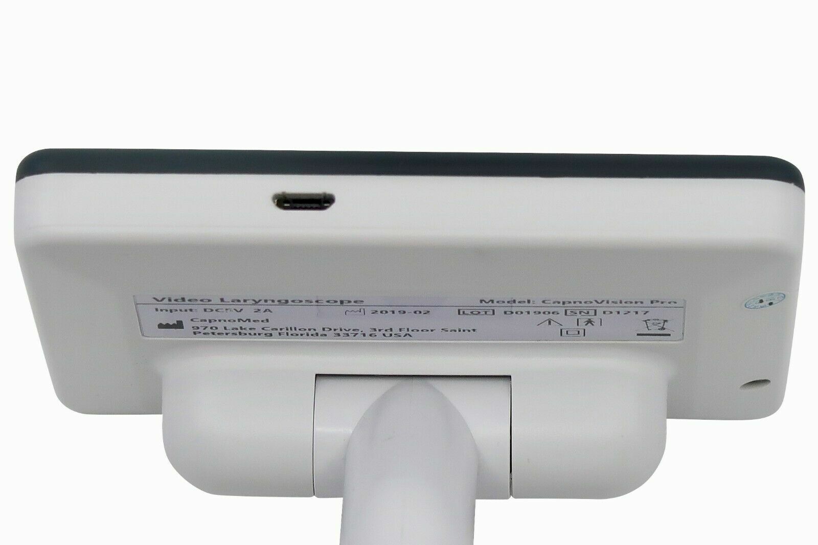 Video Laryngoscope HD Display Battery Disposable 5 Blade Kit Warranty FDA