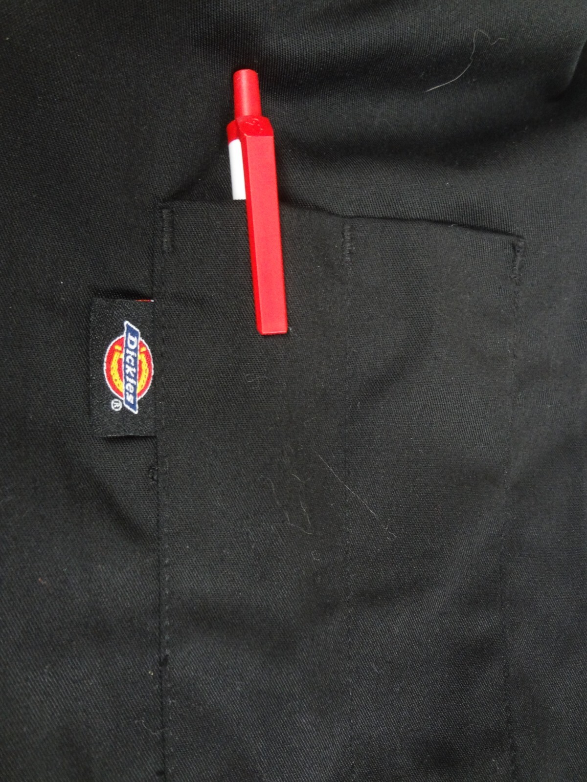 Dickies Plain Professional Chef Uniform Shirt Top - Black XL J866