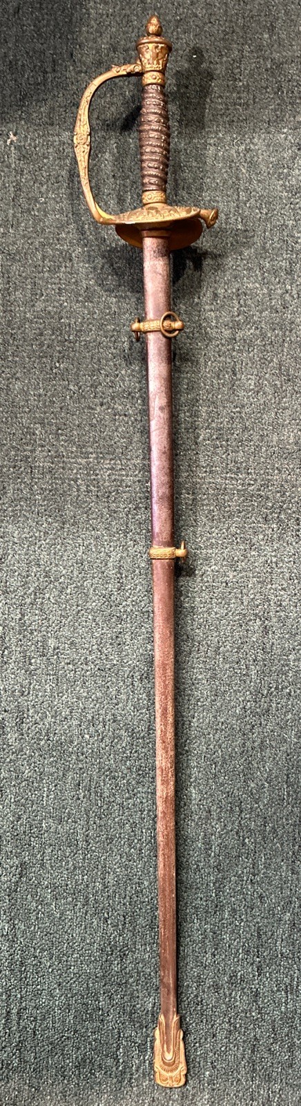 Post Civil War US Model 1860 Officer Sword Baker & McKenney