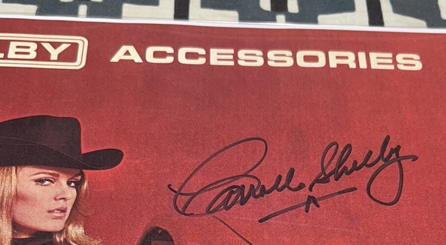 CARROLL SHELBY Autographed cover of Cowgirl Cobra Accessories Catalog RARE 4U!