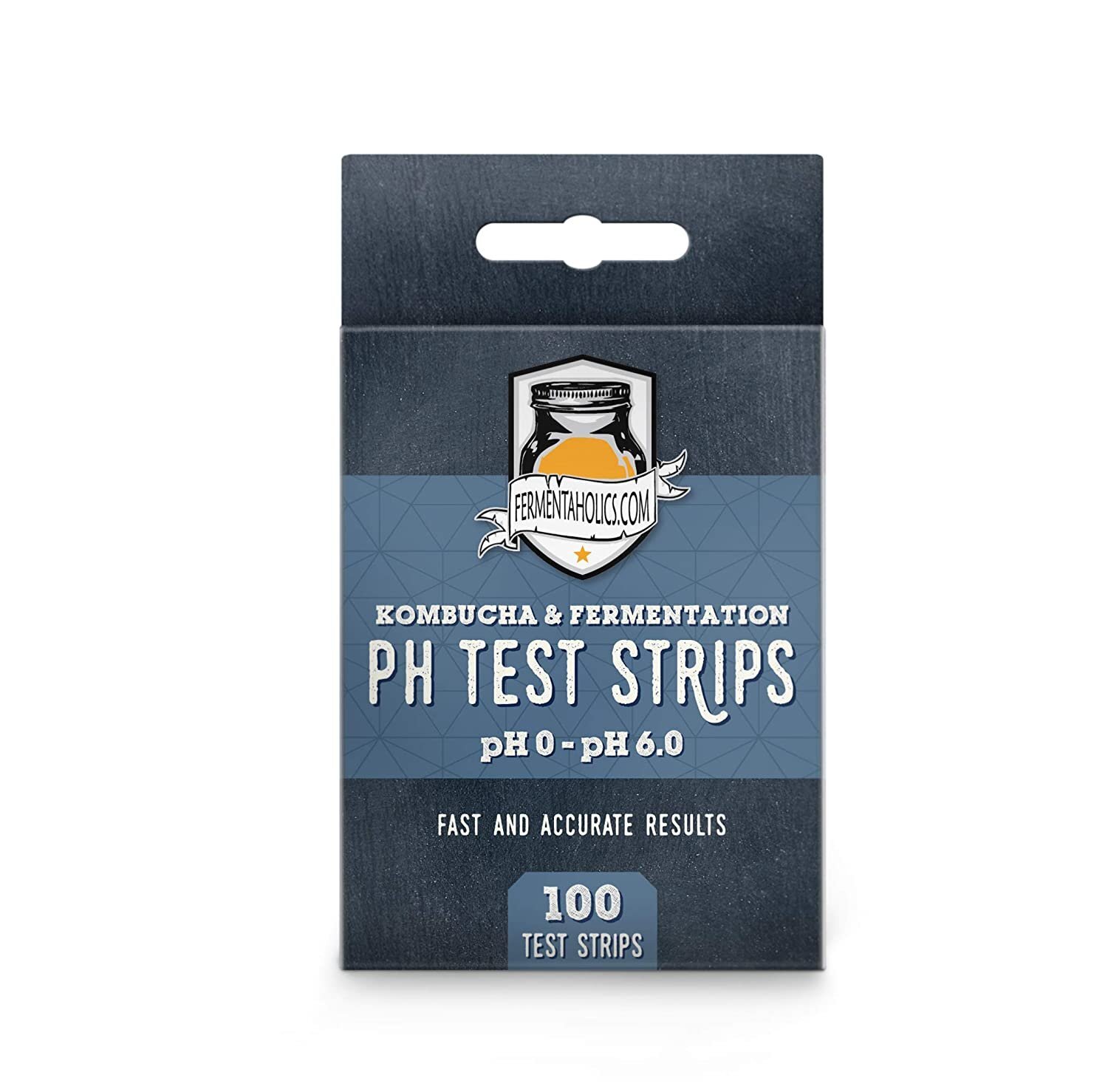 Fermentaholics Instant pH Test Strips pH Range 0-6 100 Tests pH Test Liquid