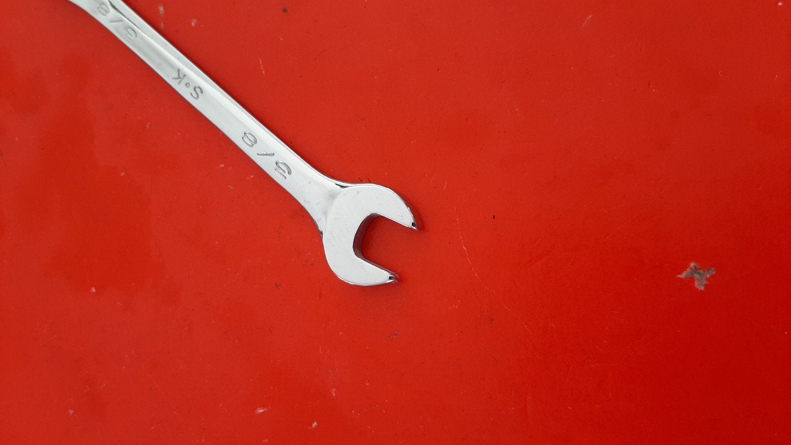 S-K SK Tools 88292 3/8" Combination Wrench Standard 12pt Point USA Full Polish