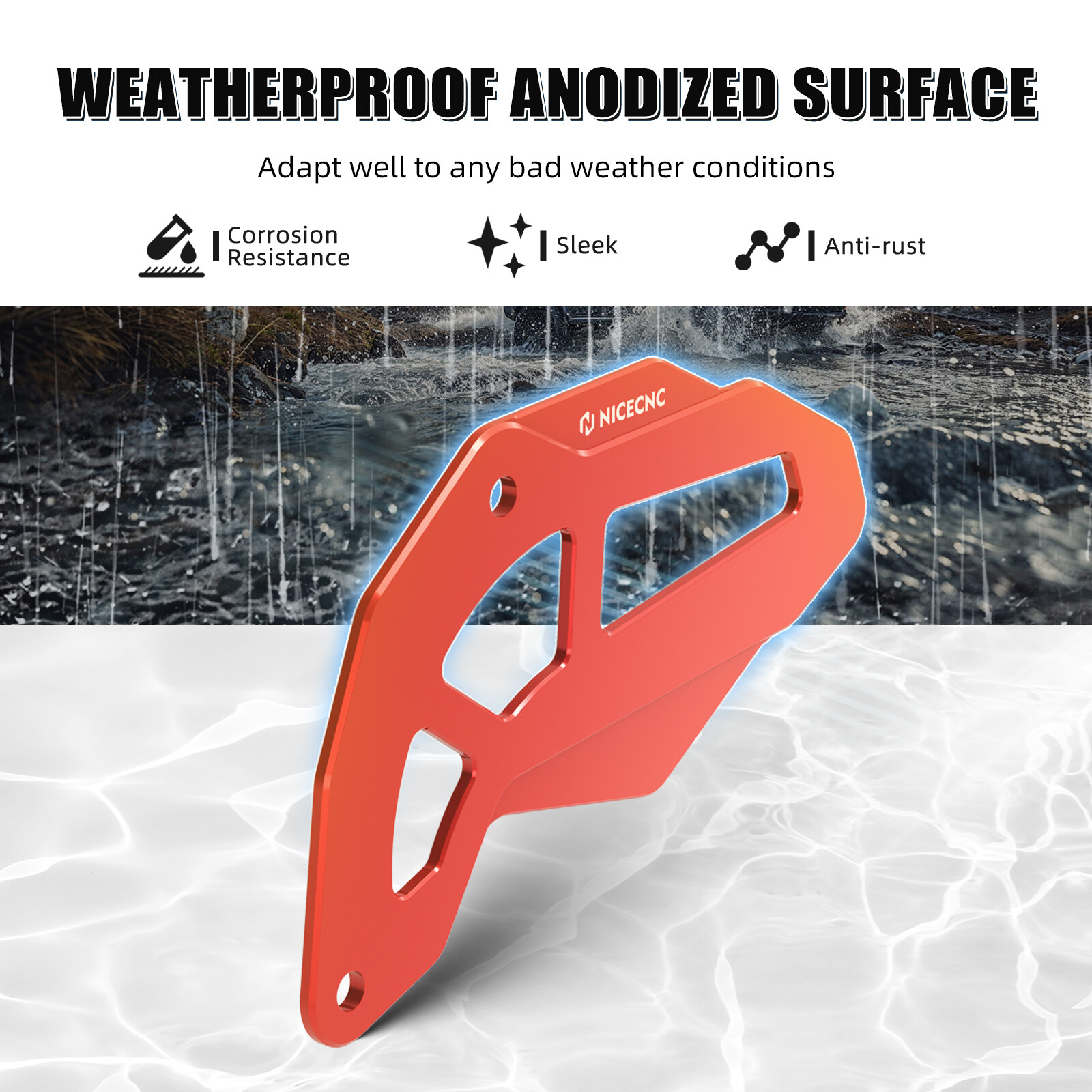 Case Saver Sprocket Cover Chain Guide Guard For Honda TRX450R TRX450ER 2006-2014