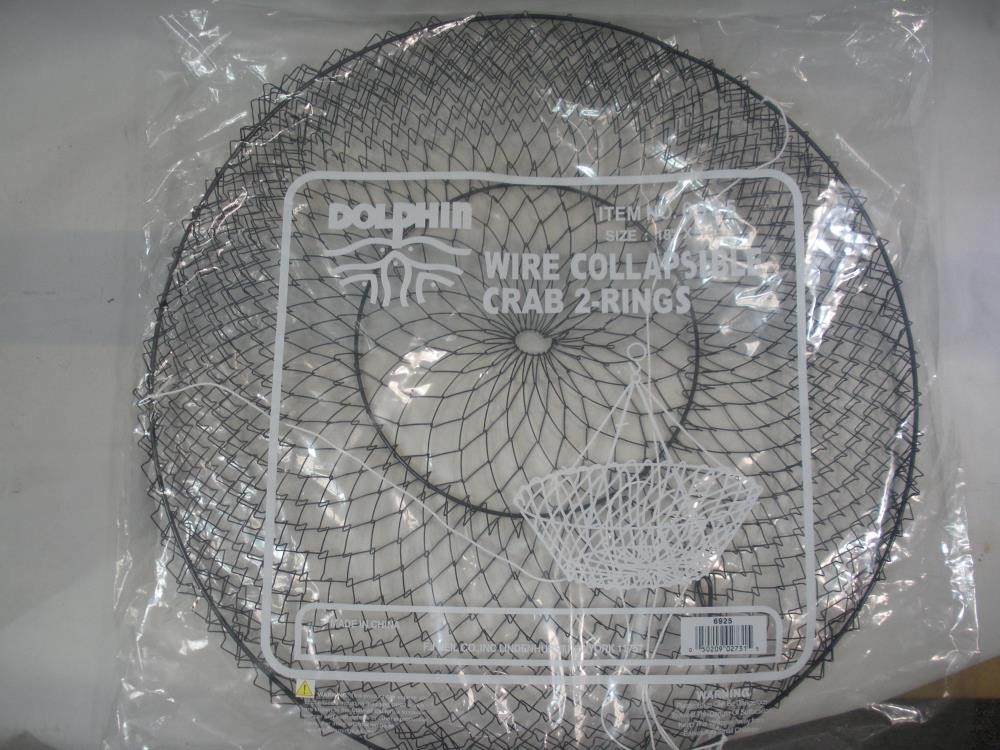 Dolphin 6925 Wire Mesh Crab Net 10" Depth 18" Diameter