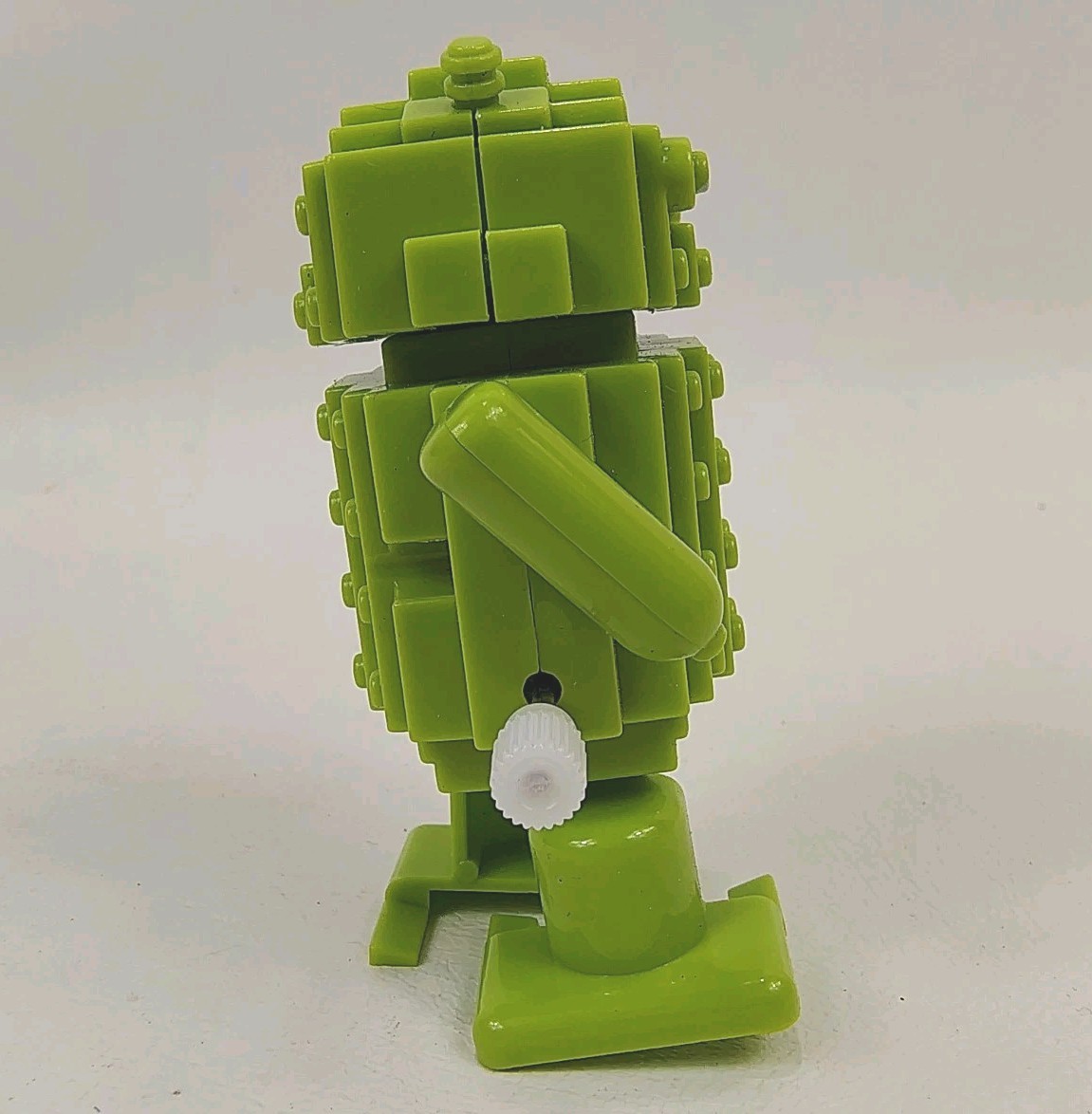 Wind Up Walking Android Puzzlebot Toy Green 2 5/8” Tall New In Package