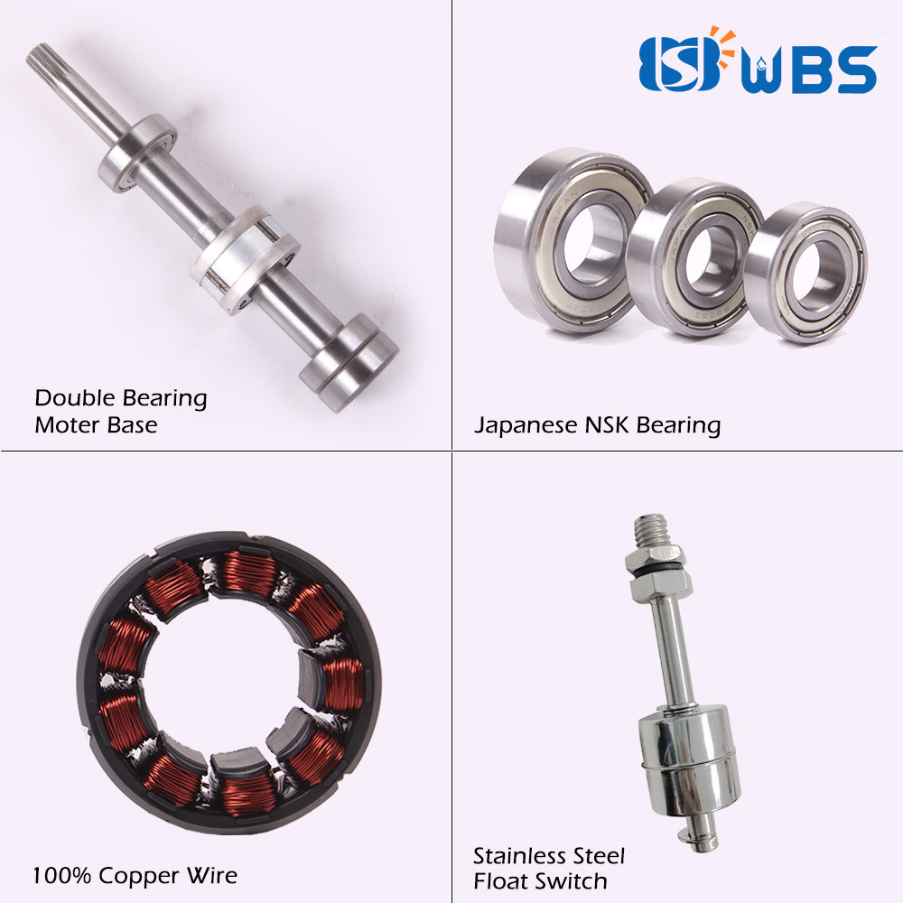 4" Deep Well Stainless Steel Solar Water Pump 110V 2HP Submersible + Controller