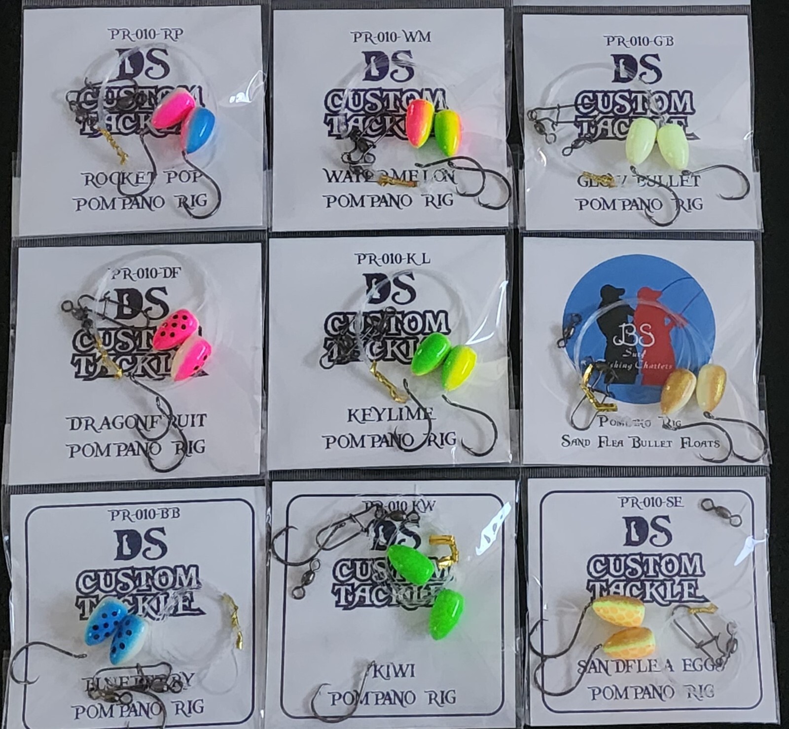 Pompano surf fishing rig high low bullet float rig sand flea whiting snapper