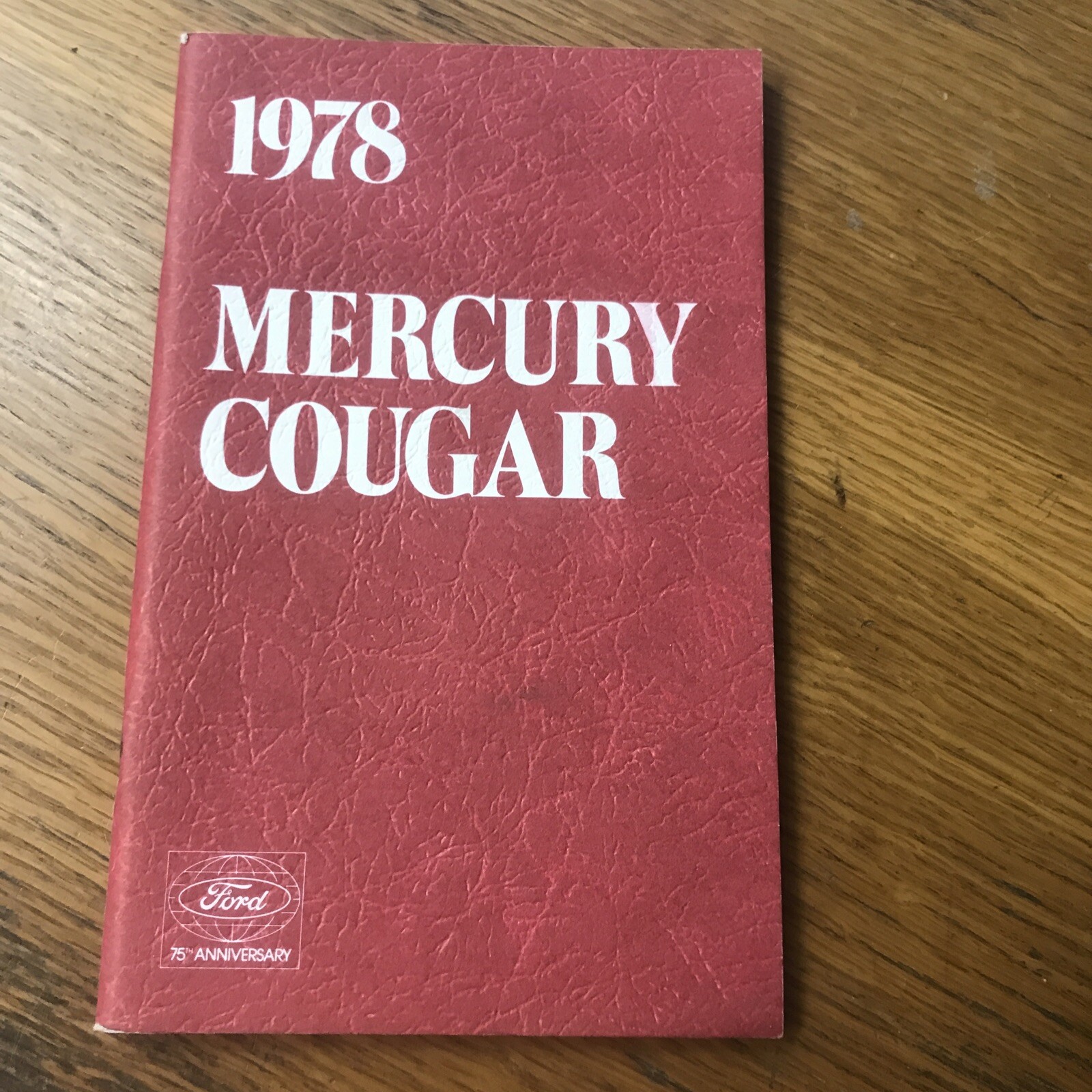 1978 Mercury Cougar Owners Manual
