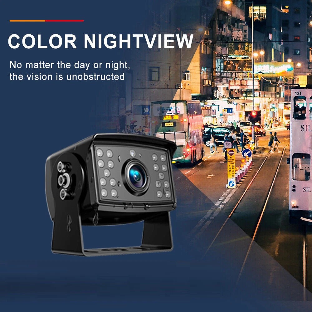 Panorama 10.36" Monitor 5 CH DVR Backup camera For Truck Semi Box Bus RV Reverse