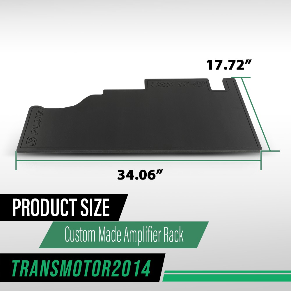 Truck Custom Made Amplifier Rack Fits 2009-2024 Ford F-150/2017-2024 F-250 F-350