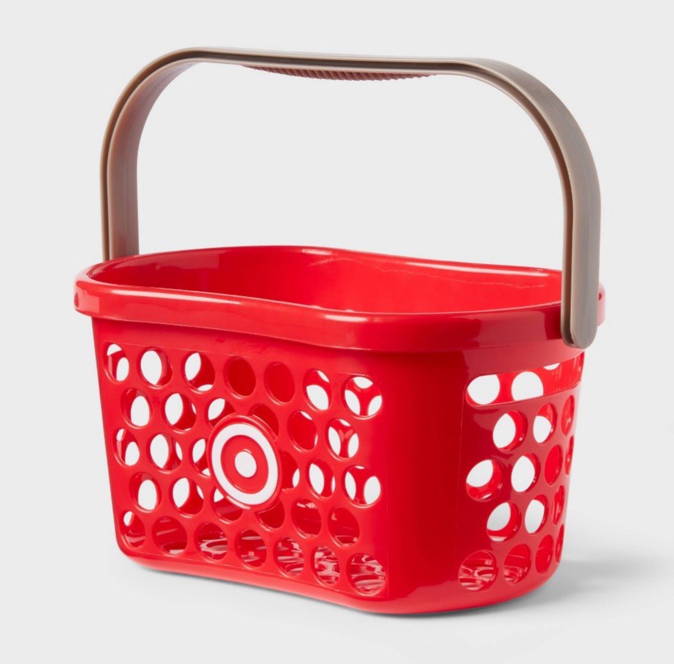 Target Mini Toy Shopping Handheld Basket Pretend Play Bullseye Logo Spritz NEW