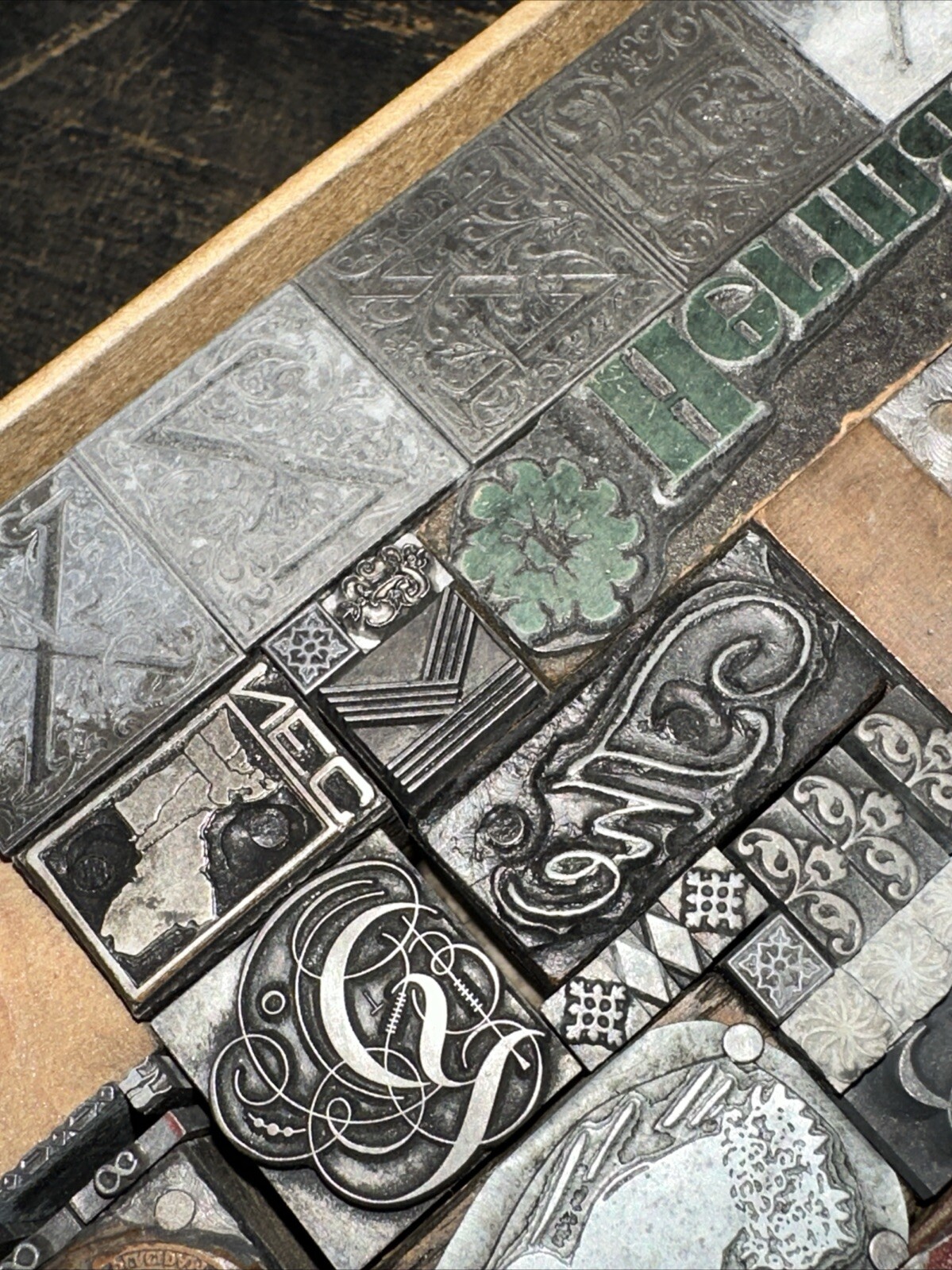 Printing Blocks Ornamentals Borders Dingbats. Wonderful Variety!! #C Beautiful!