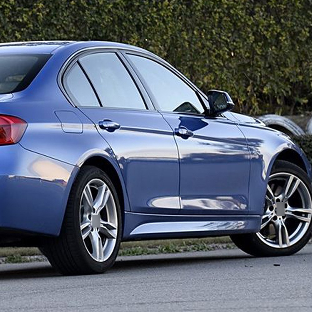 Glossy Black Chrome Delete Window Trims For BMW 3 Series F30 2013-2019