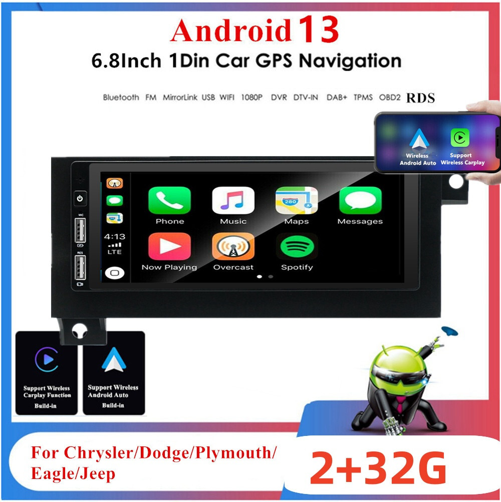 Fit For Chrysler New Yorker 1975-1996 For Carplay Car Stereo Radio GPS WIFI/4G