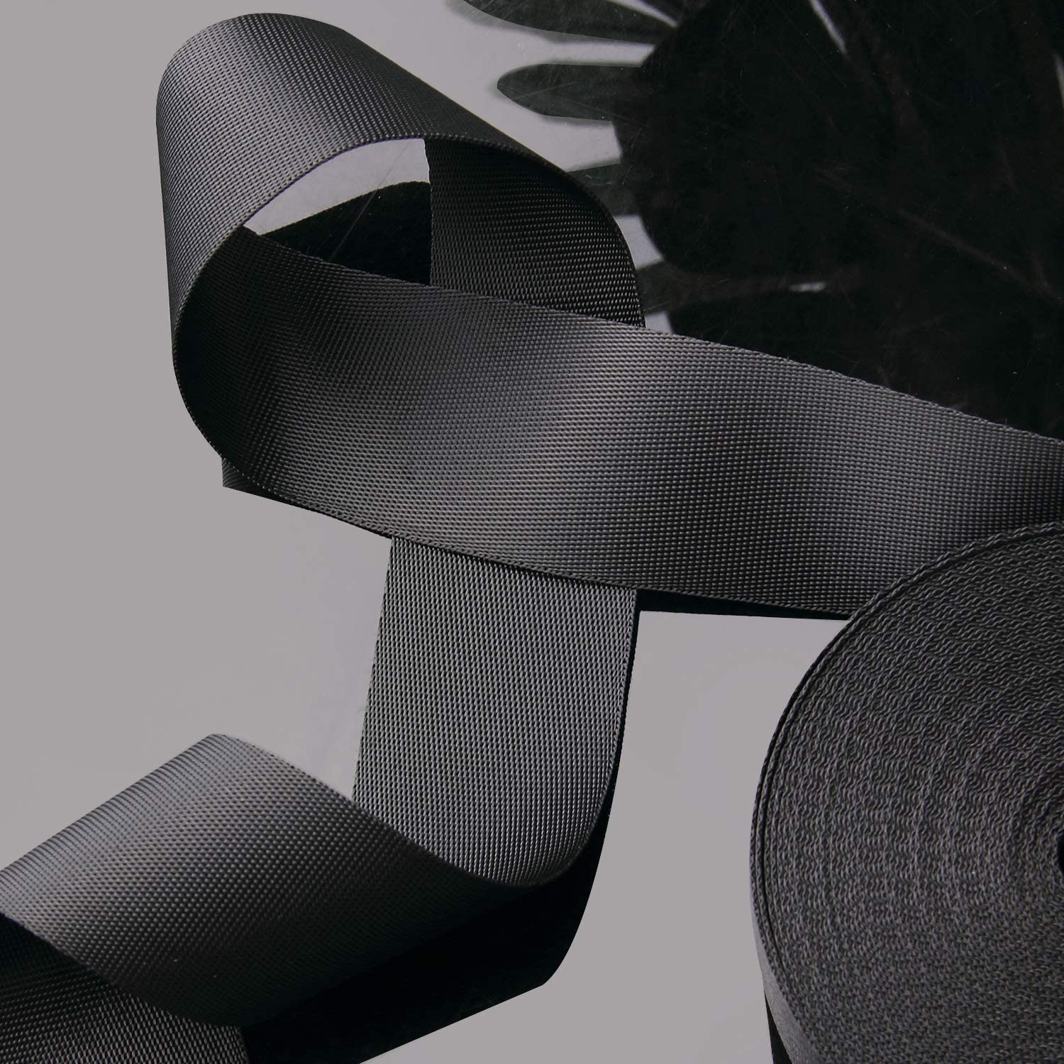 10 Yards 2 Inch Wide Black Nylon Heavy Duty Webbing Strap Heavy Straps Hammocks