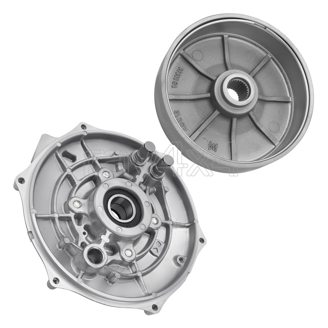 Rear Brake Drum Hub Plate Cover Seal Kit for Honda Foreman Rubicon 500 2001-2014