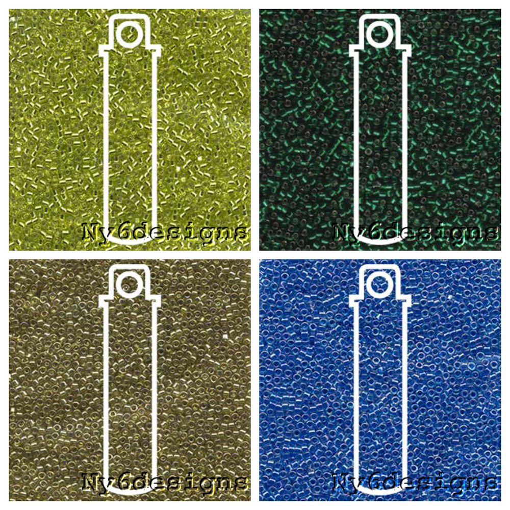 Miyuki Delica #11 Glass Seed Beads 11/0 Lots 7.2Grams shiny Matte Opaque 1200PCS