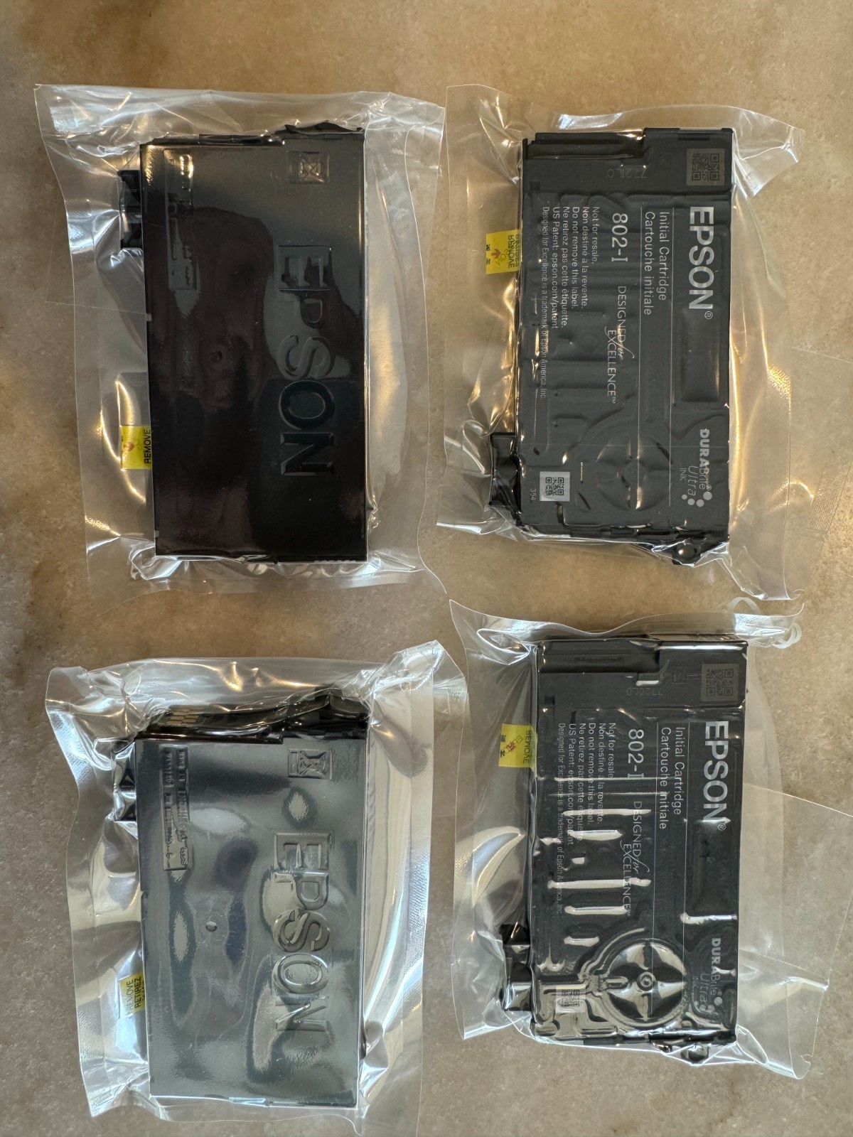 Genuine Epson 802-I initial 4 Ink set for WF-4720 4730 4734 4740