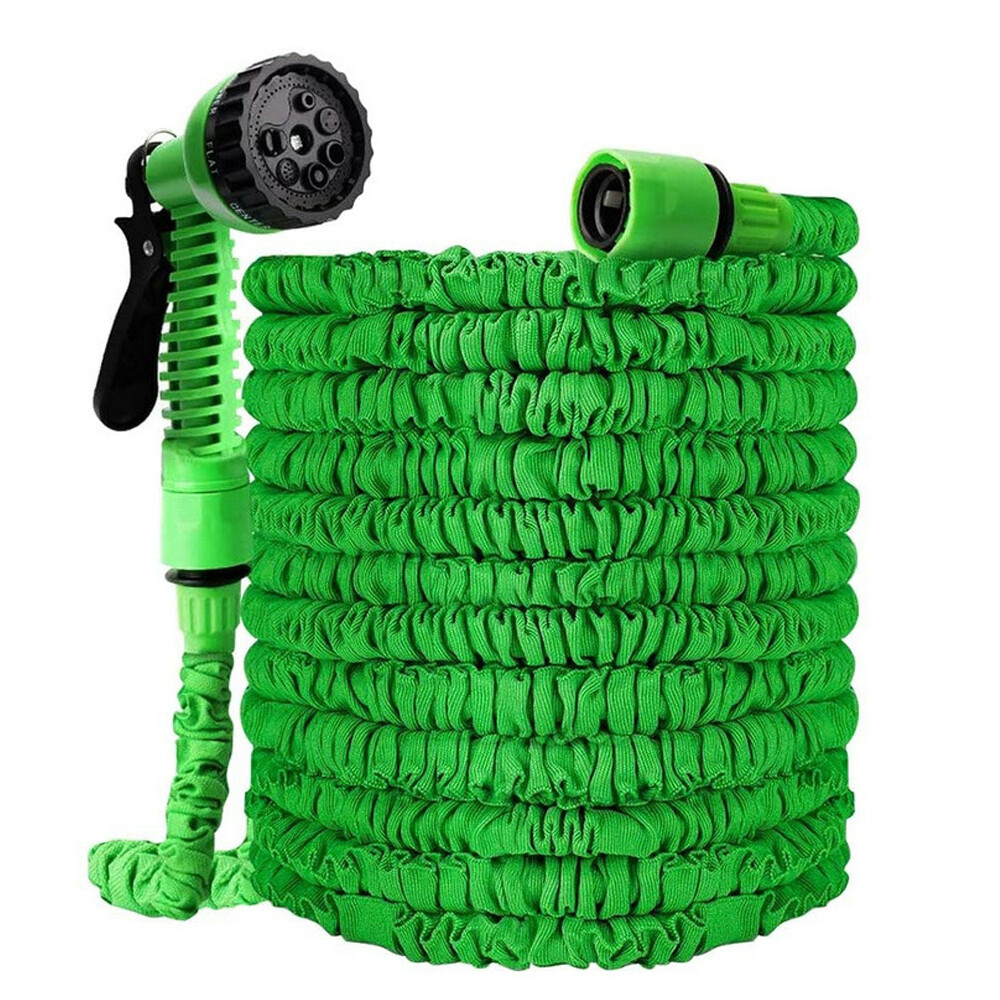 new Expanding Expandable Flexible Garden Water Hose w Spray Nozzle 50, 75, 100FT