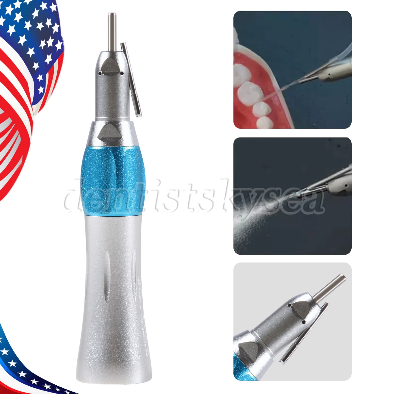 Dental 1:1 Surgical Implant Straight Handpiece With External Irrigation Pipe US