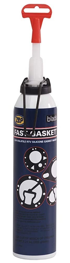 Zep RTV Silicone Fast Gasket Maker Black - 7.25 oz (Case of 12) - 143301