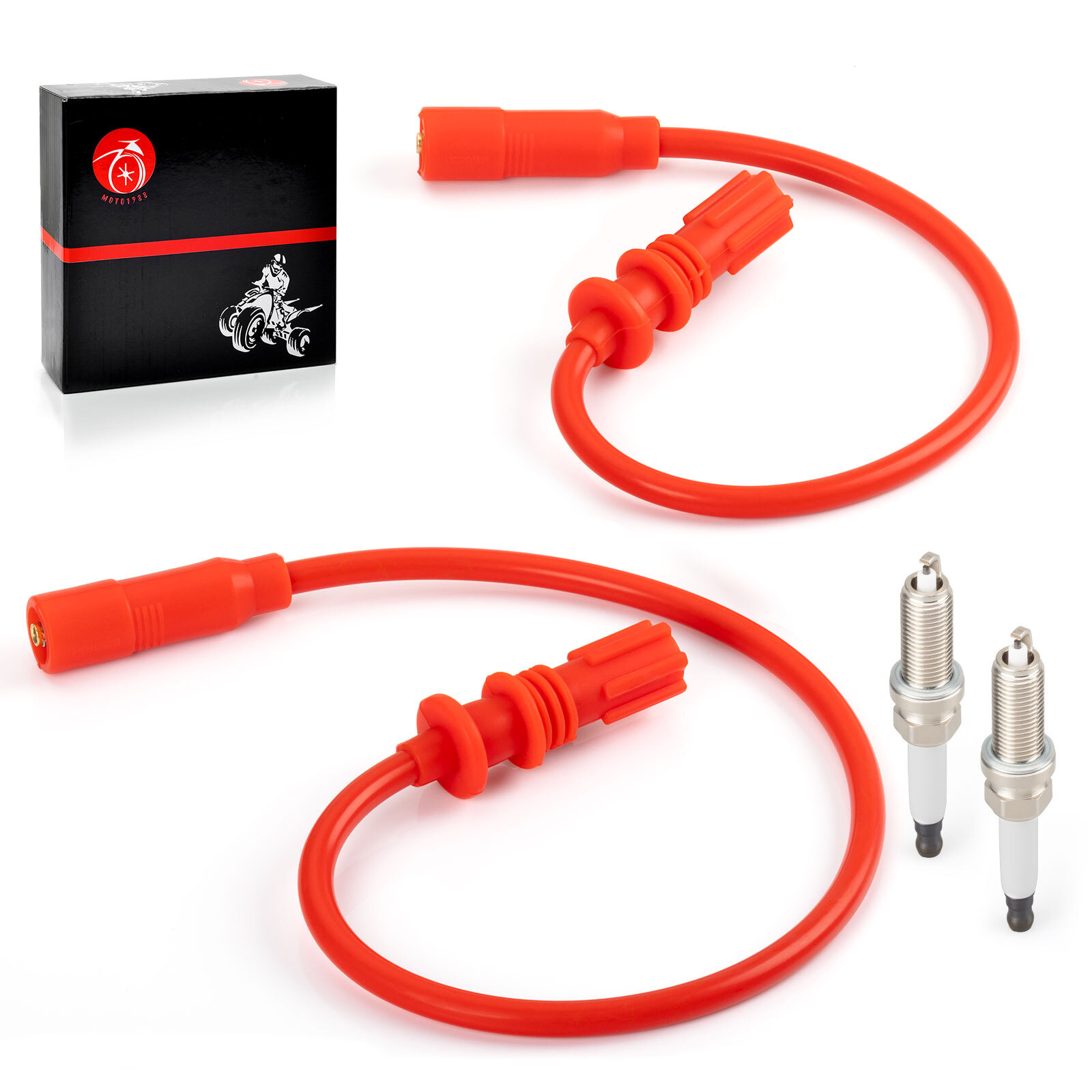 Spark Plug & Wire Cap for Polaris Scrambler Sportsman 850 2012 2013 2014 - 2024