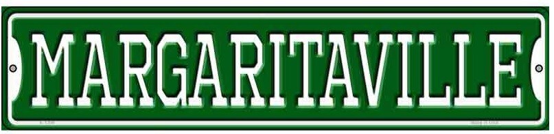Margaritaville Mini Metal Street Sign