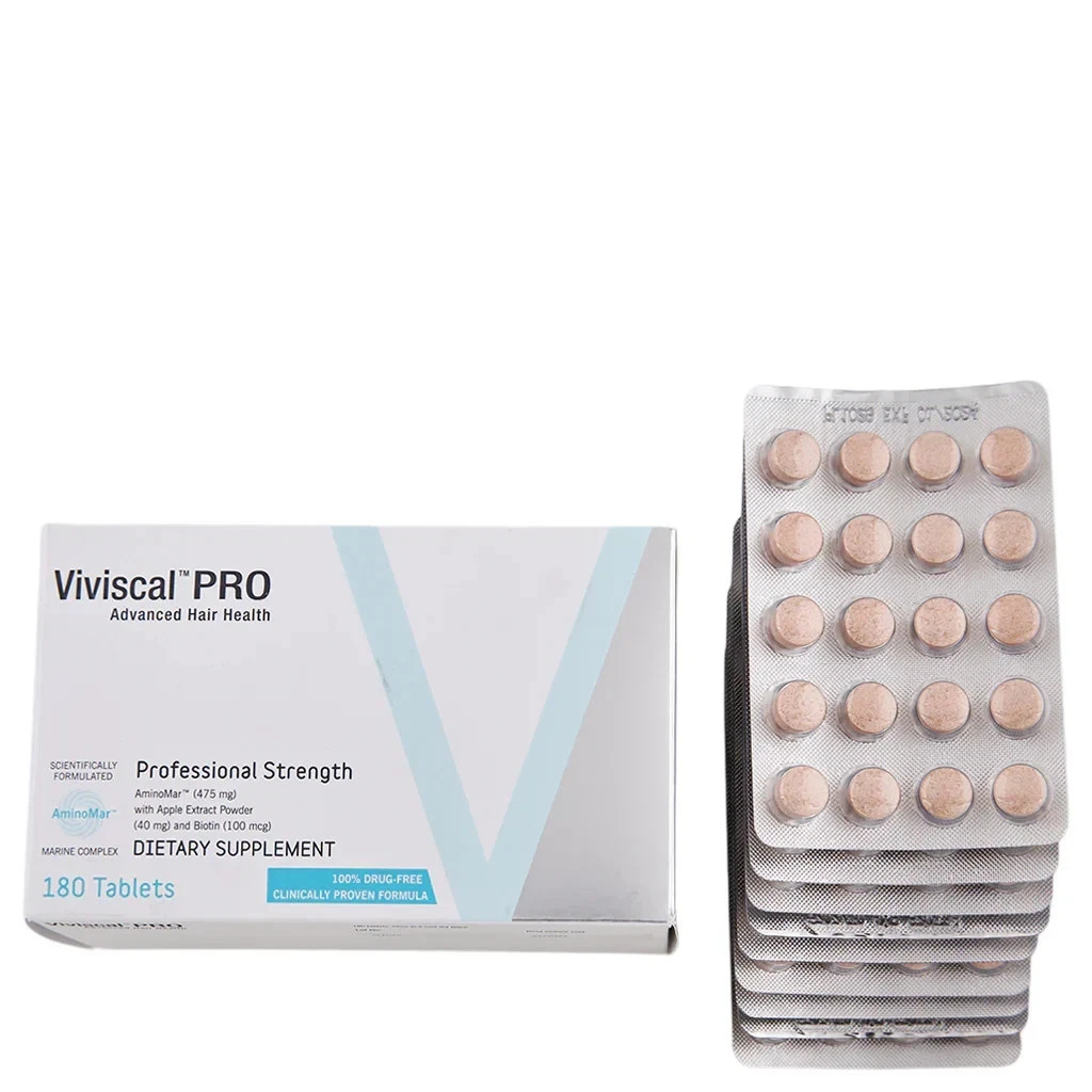 VIVISCAL PRO - Professional Hair Growth Supplement 180 Tablets, Expiring in 2027