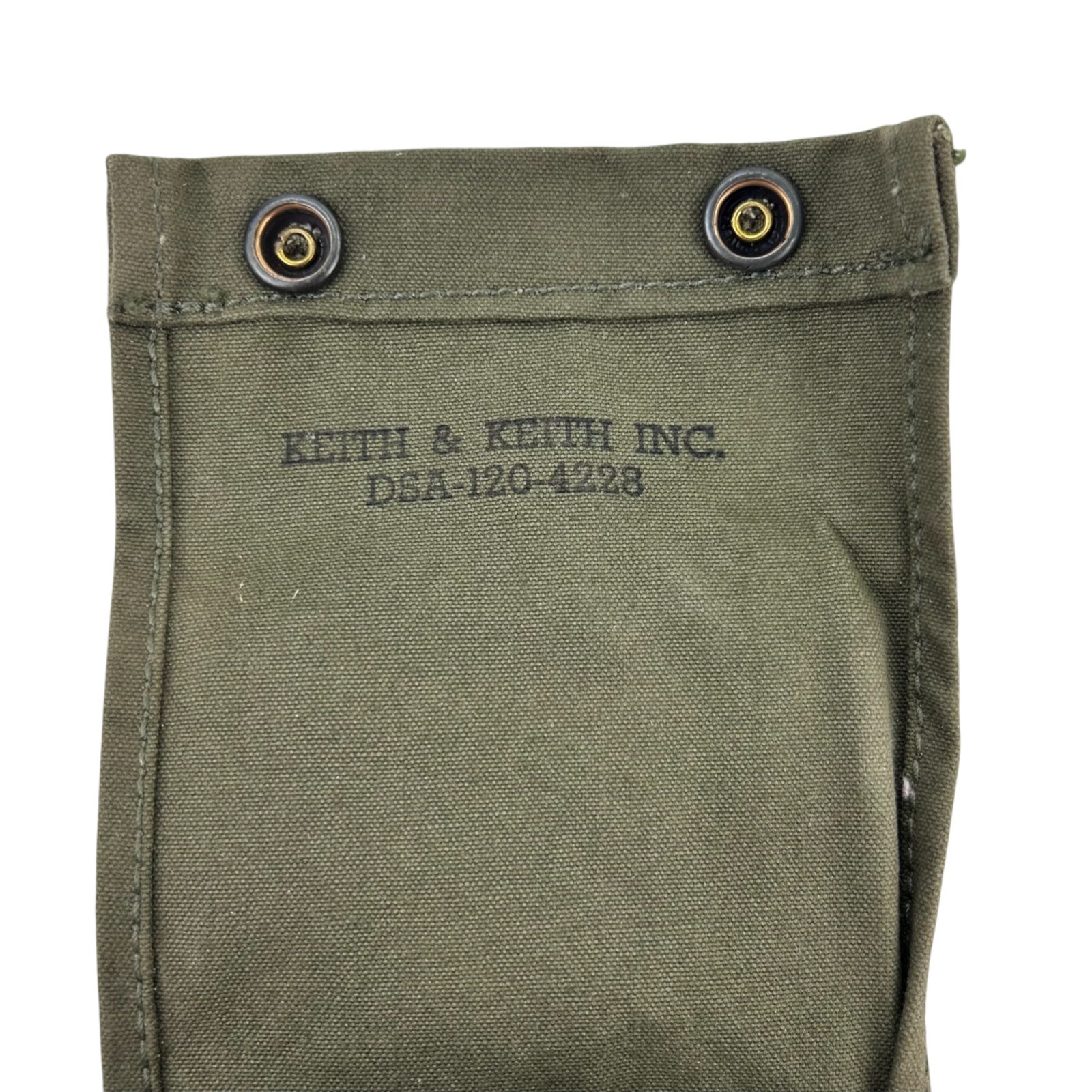 Vtg US Military First Aid Kit Pouch Aviator Camouflage Oil Green Snap Closure