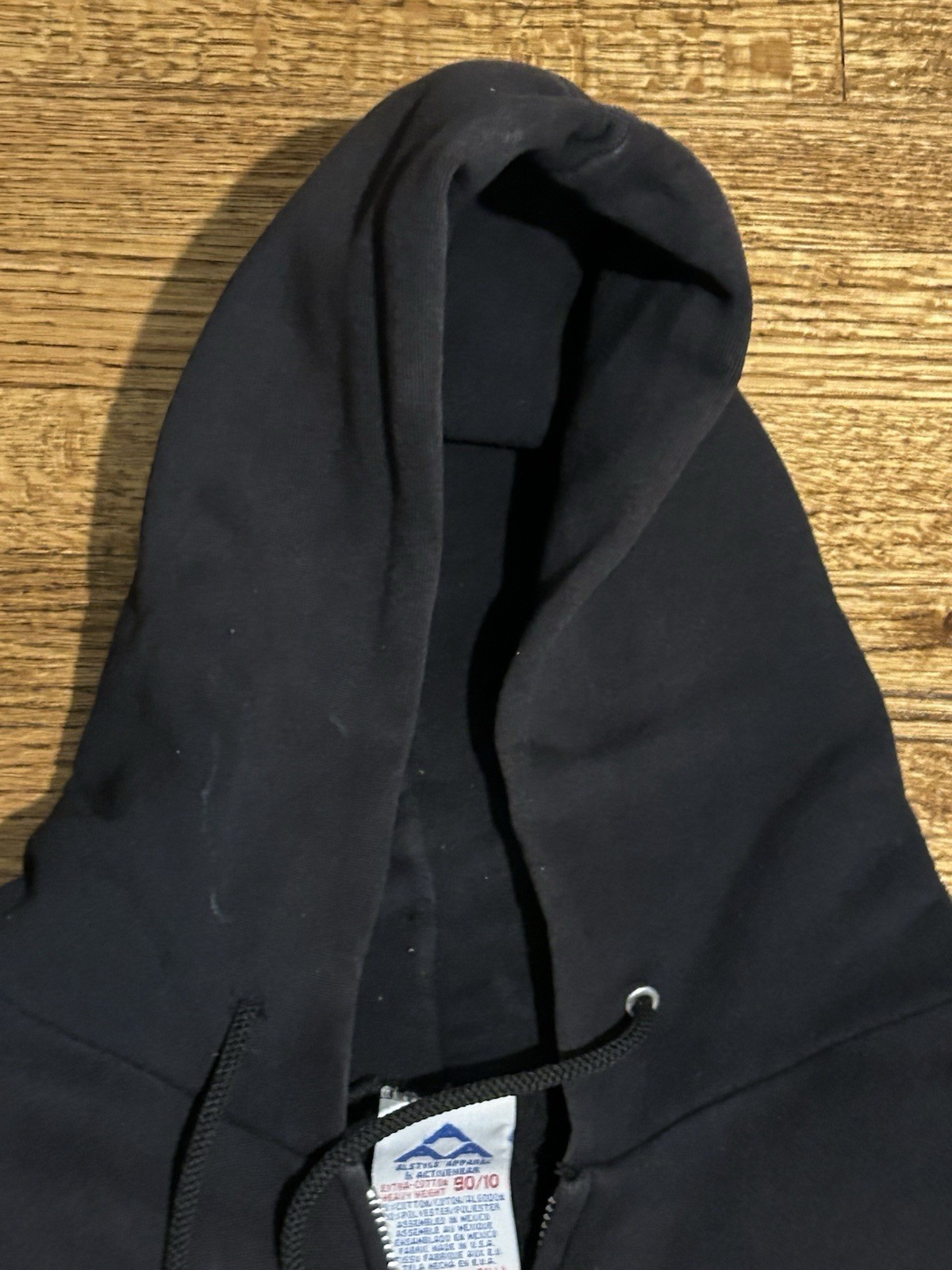 OZZFEST 2003 JACKET OZZY OSBOURNE XL WORN BLACK HOODIE FULL ZIP