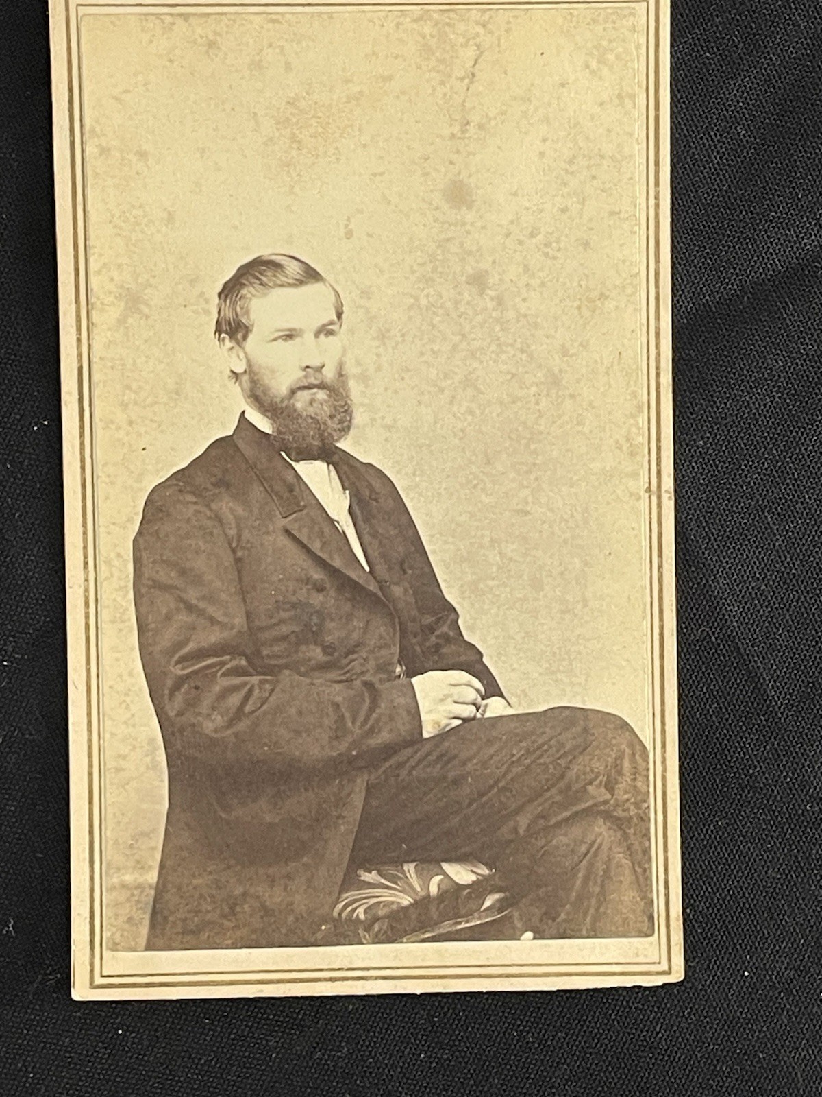 Original Civil War CDV Photo Lot 8 w/ US Revenue Stamps Memorial Portrait 1860s