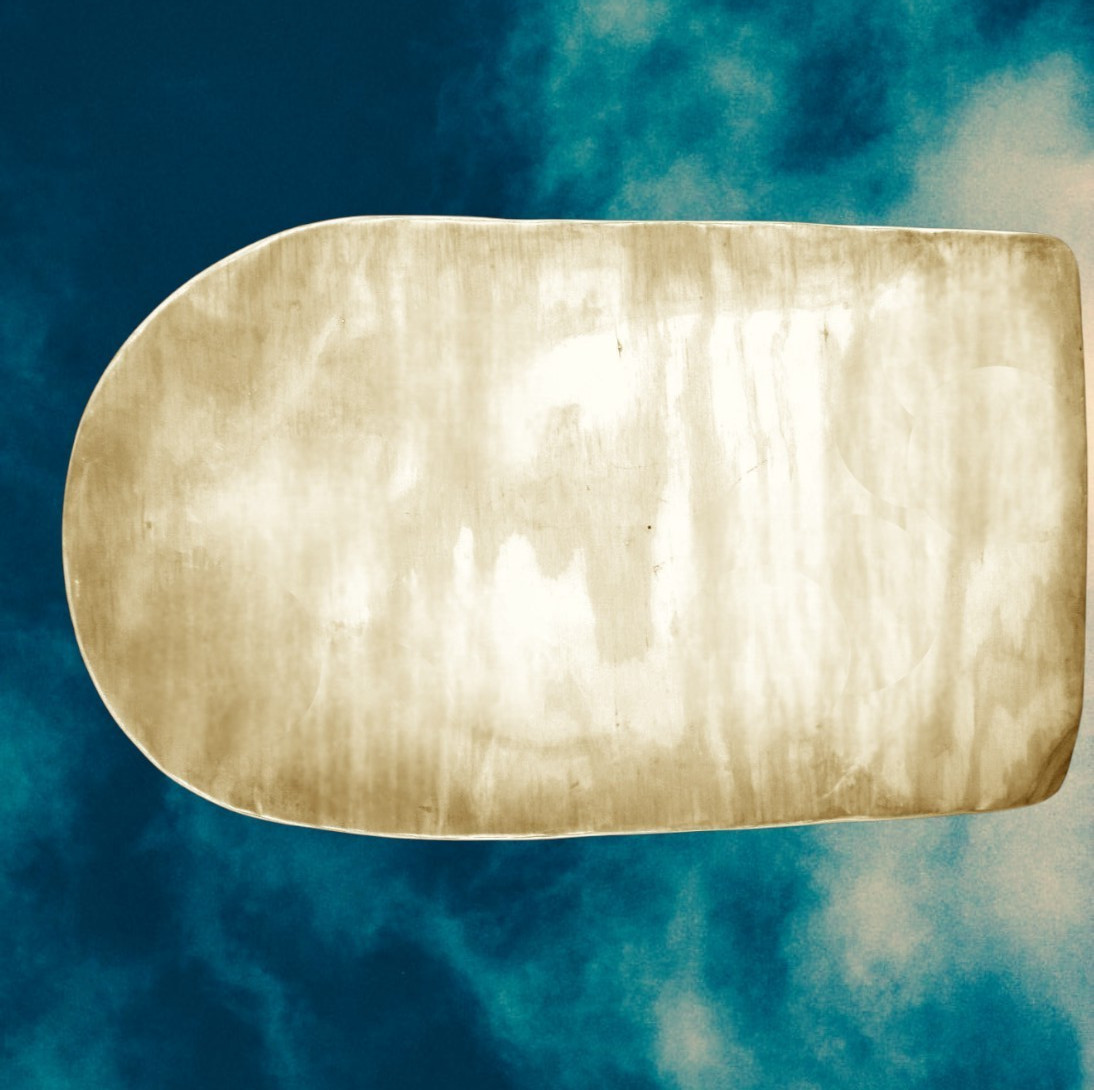 Rugged plain tombstone mold concrete mould decorate yourself 21" x 12.5" x 2"