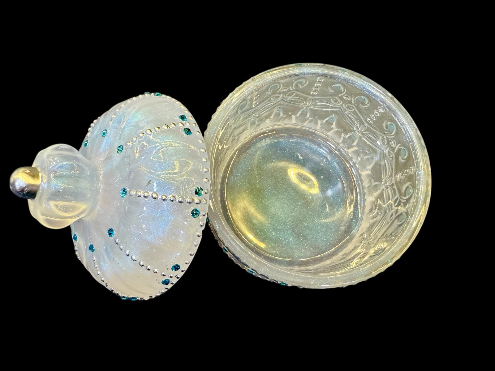 Handmade Filigree Jar Mold For Resin