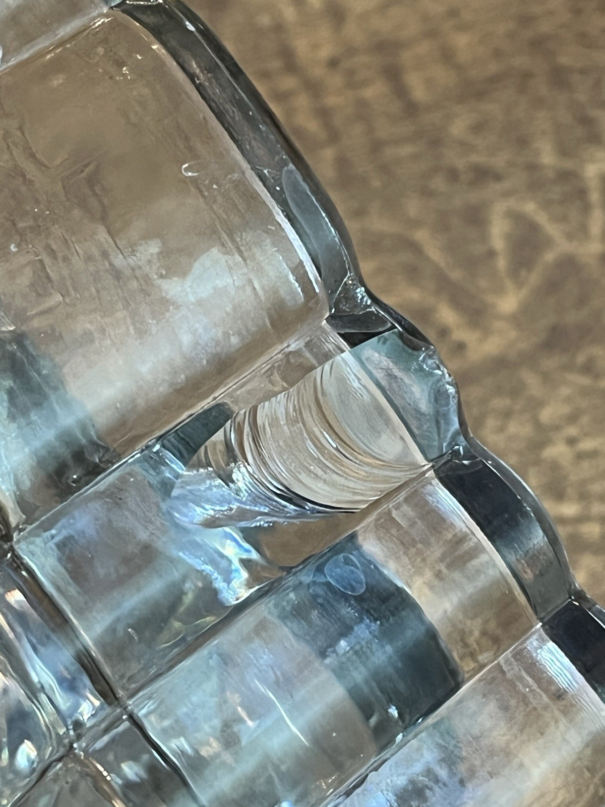 Antique "Tatum" Double Inkwell Pressed Glass w/Cast Iron Swivel Lids 1878-1900