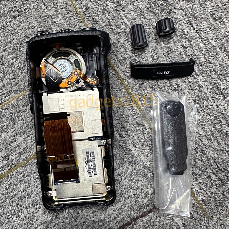 XPR 7550 Housing Case With LCD & Keyboard Flex Cable Speaker For XPR7550 Radio