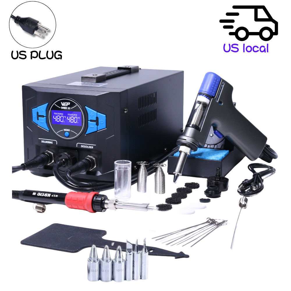 290W WEP 948D-III Desoldering Station Vacuum Suction Tin Gun Soldering Station