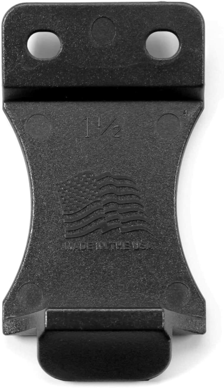 Kydex IWB Holster Belt Clip 1.5 or 1.75 inch + Hardware Screw Kit FOMI USA