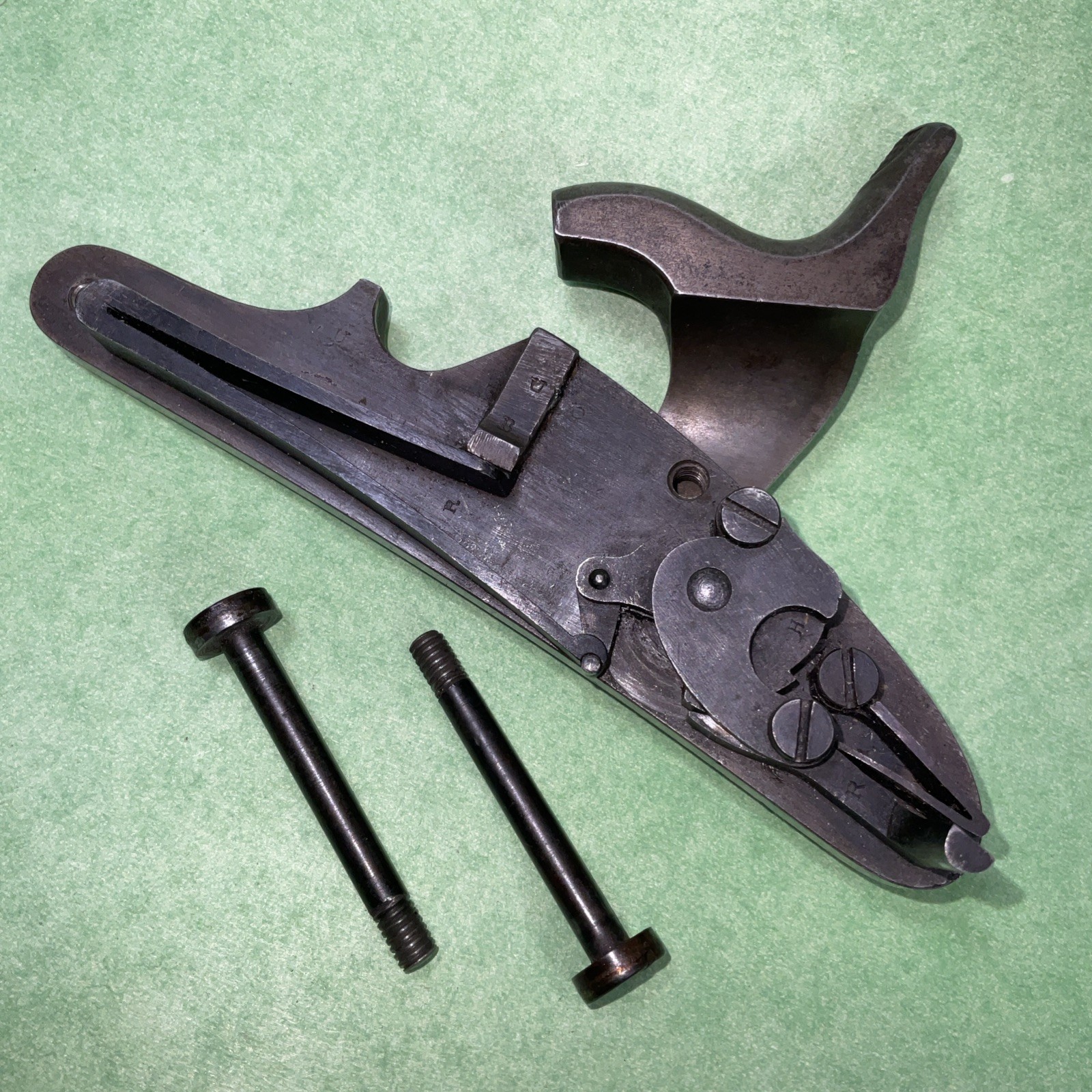 US Springfield Trapdoor Early Lock 50-70 Models 1868-69-1870 w/ Both Lock Screws