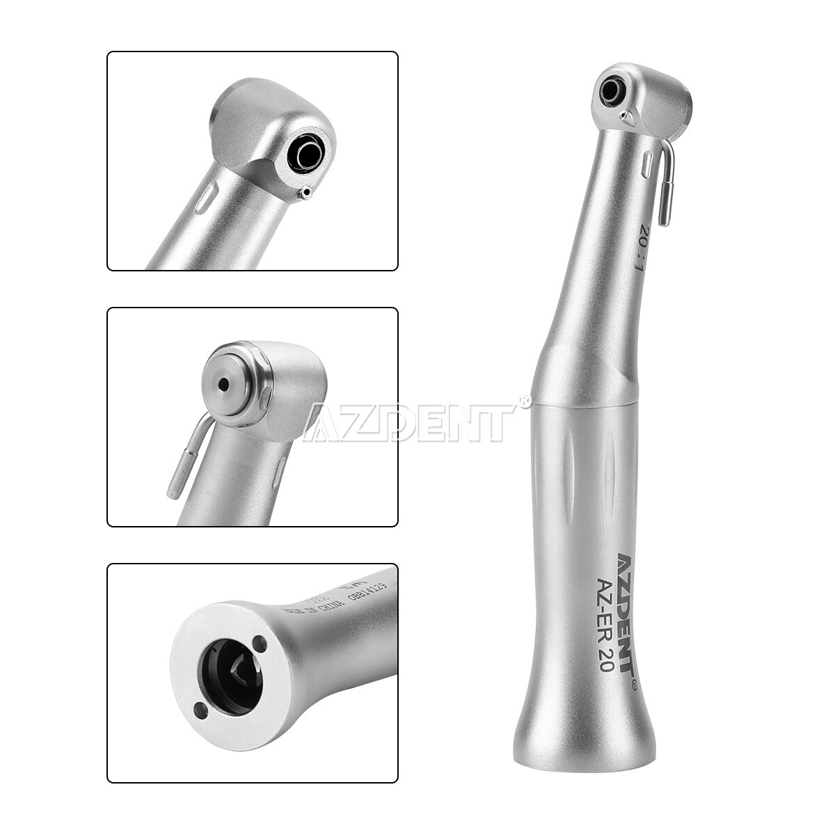 AZDENT Dental Implant 20:1 Reduction Contra Angle Push Button Surgical Handpiece