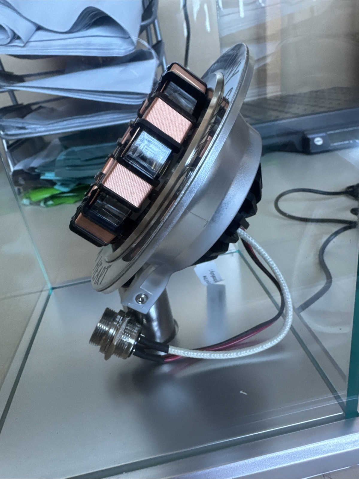 Tony Stark Iron Man MK1 Arc Reactor 1:1 with LED Light Up & Display Case