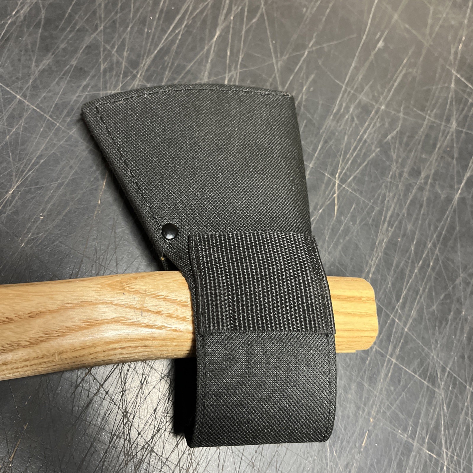 Klecker KLAX Lumberjack 3.75" Stainless Steel Axe Head Multi-Tool -Wooden Handle