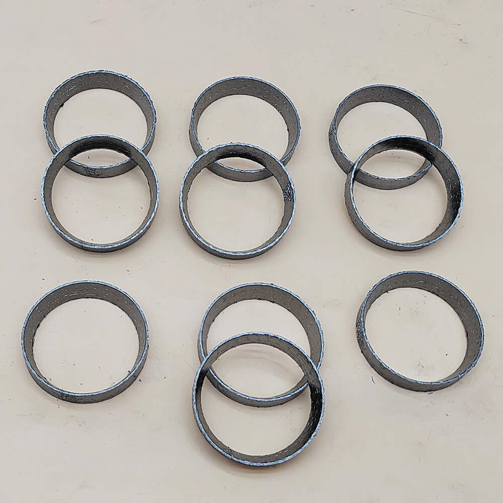 10 Pack Tapered Exhaust Gaskets 65324-83C for Harley Twin Cam Big Twin EVO XL