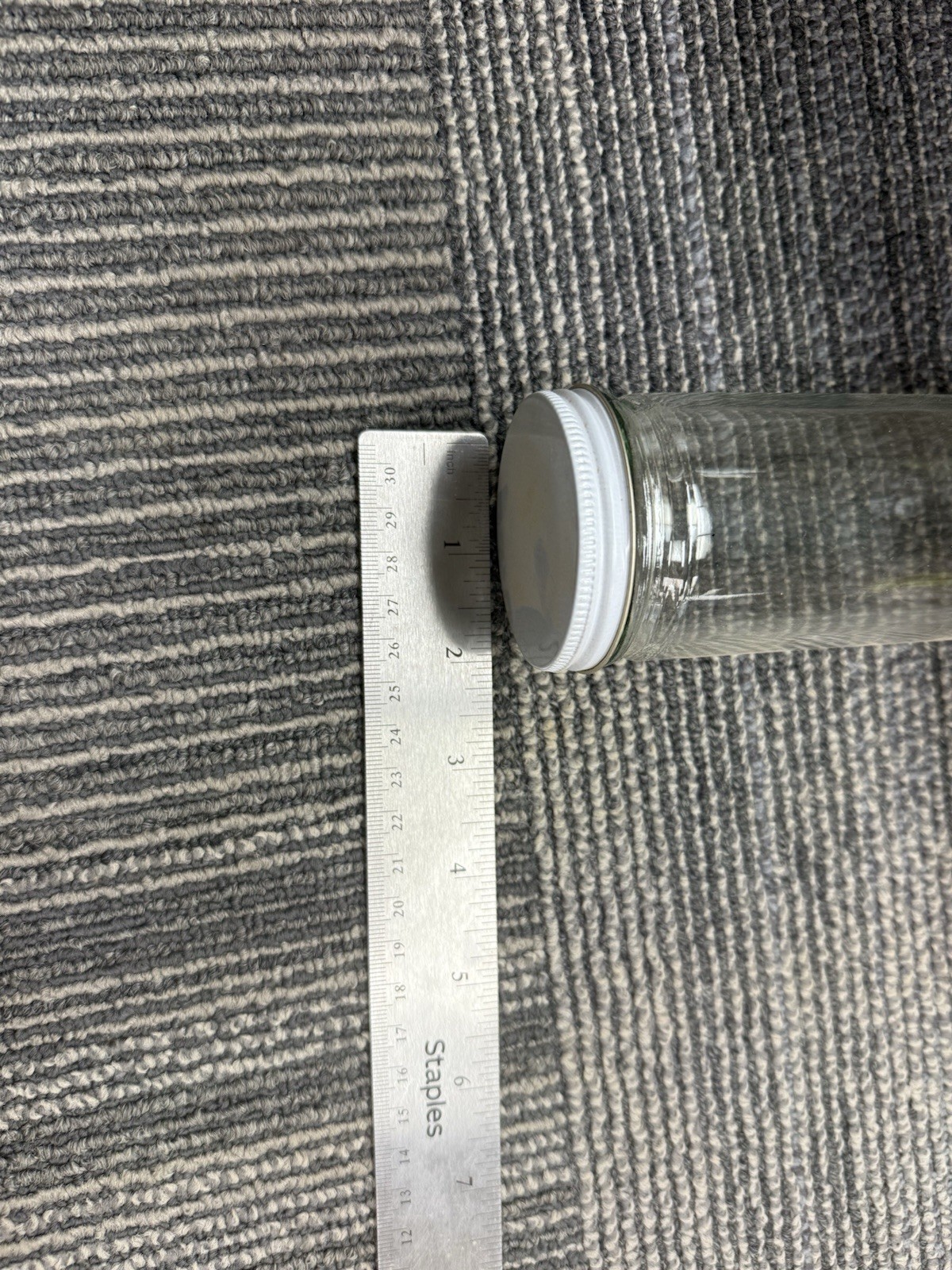 Used 220 ML / 7.4 Oz Sample Jars With Lids Cosmetics Crafts Hobbies Clear Glass